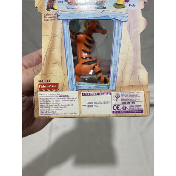 Fisher Price Disney Tigger 2000 Vintage Figure Winnie The Pooh Character 24 Mo - Picture 9 of 12